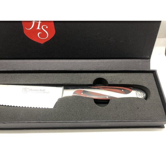 Hammer Stahl 6 inch Serrated Utility Knife High Carbon German Steel - Picture 3 of 9